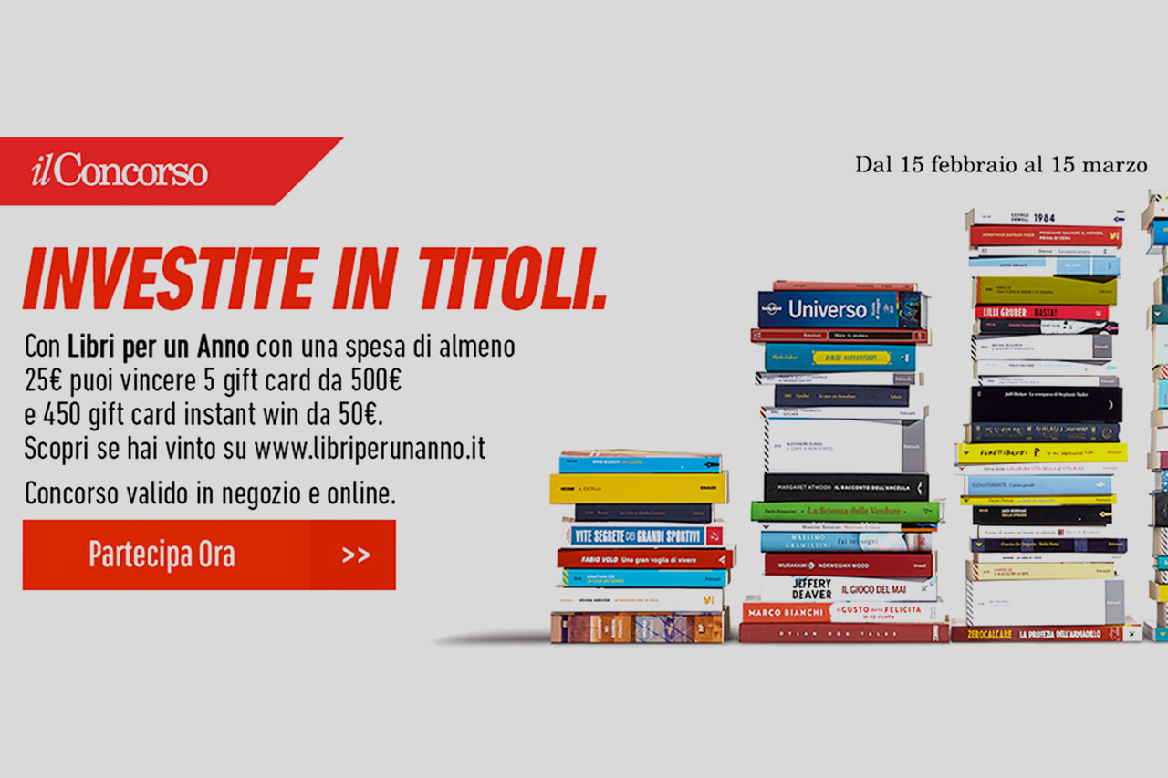 Vinci fino a €500 di libri con Feltrinelli!