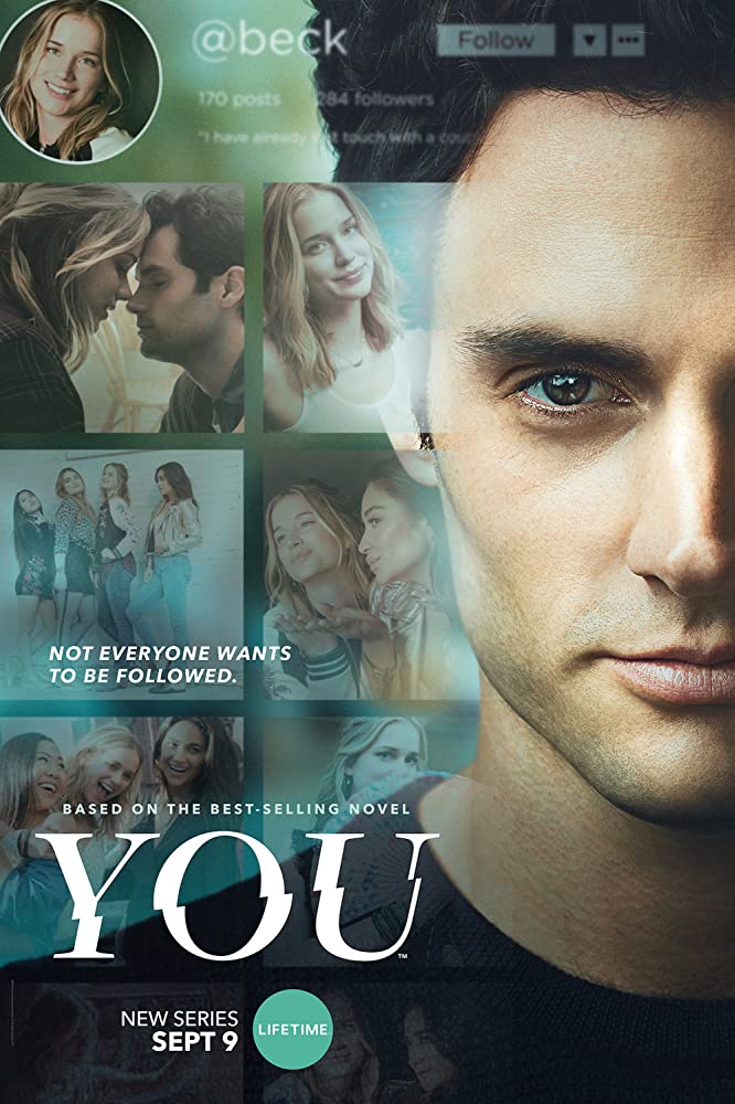 Penn Badgley, Shay Mitchell, Kathryn Gallagher, Elizabeth Lail, and Nicole Kang in You (2018)