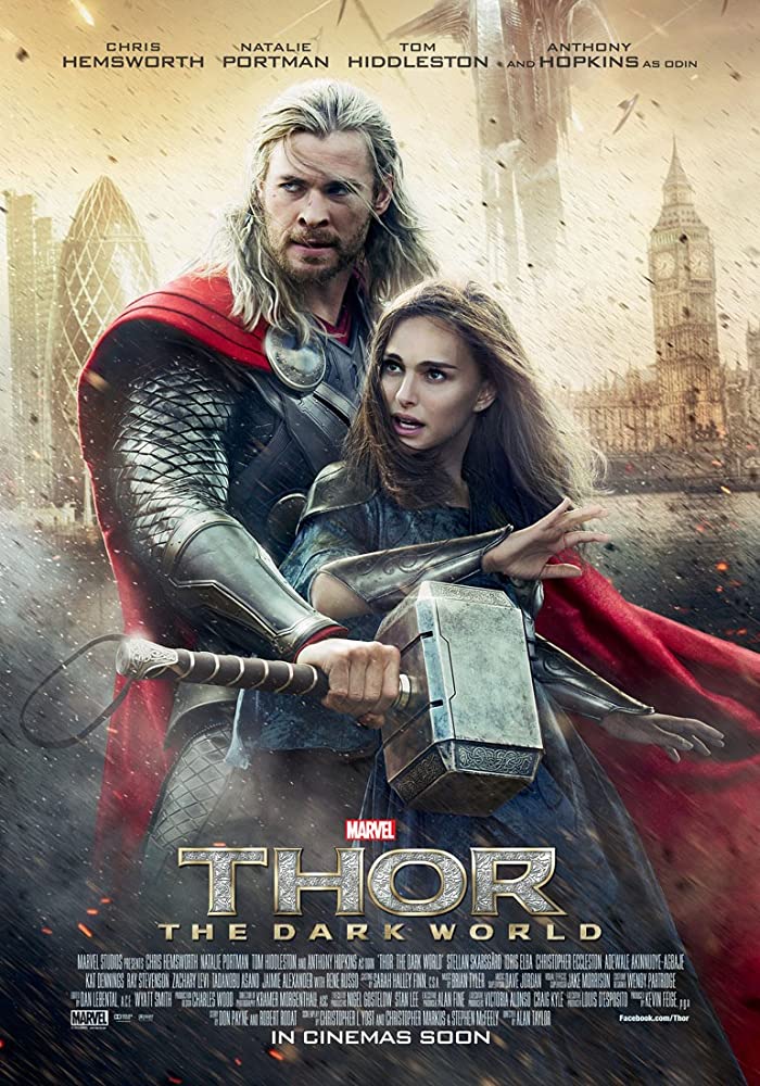 Natalie Portman and Chris Hemsworth in Thor- The Dark World (2013)