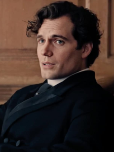 Henry Cavil nel ruolo di Sherlock Holmes