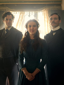 Millie Bobby Brown, Henry Cavill & Sam Claflin as the Holmes siblings