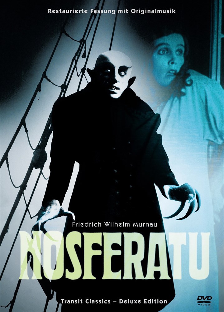 poster nosferatu con conte orlok e ellen