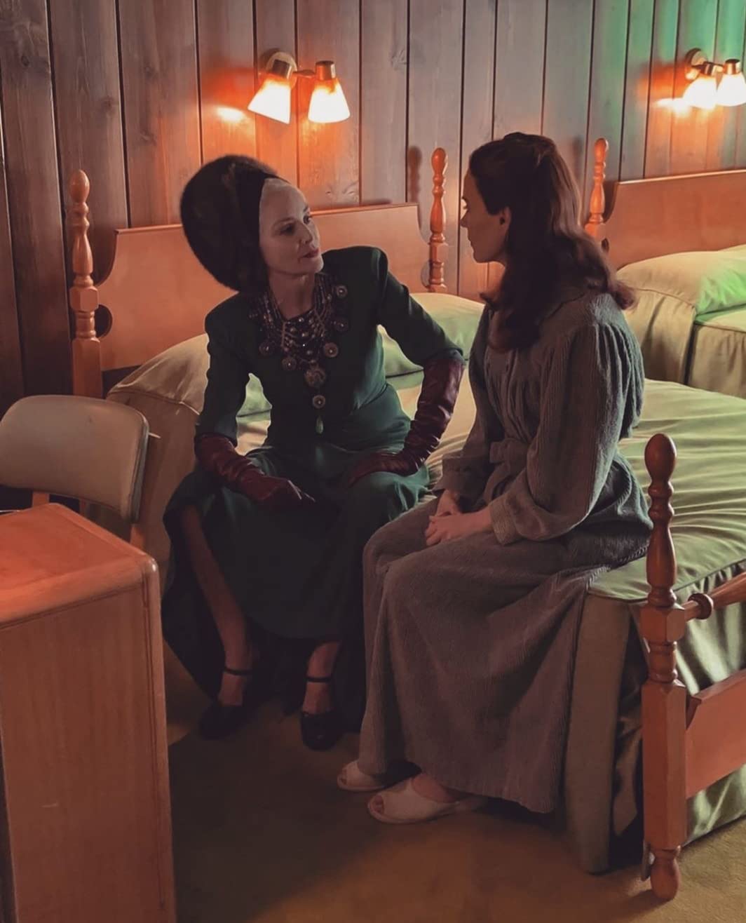 Sharon Stone and Sarah Paulson in Ratched (2020)