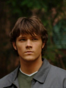 Jared Padalecki as Sam Winchester in the first season of Supernatural