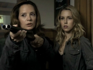 Samantha Ferris and Alona Tal as Ellen and Jo Harvelle