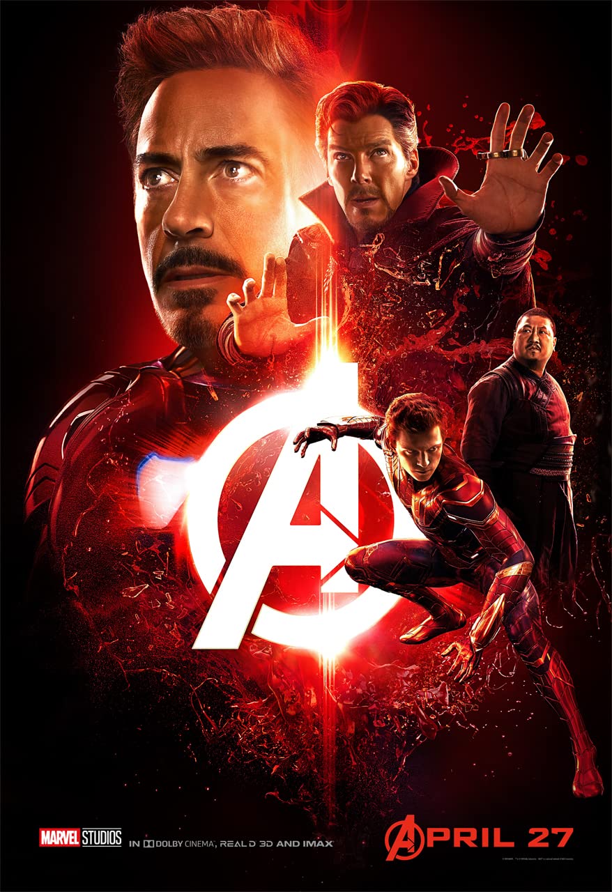 Robert Downey Jr., Benedict Wong, Benedict Cumberbatch, and Tom Holland in Avengers: Infinity War (2018)