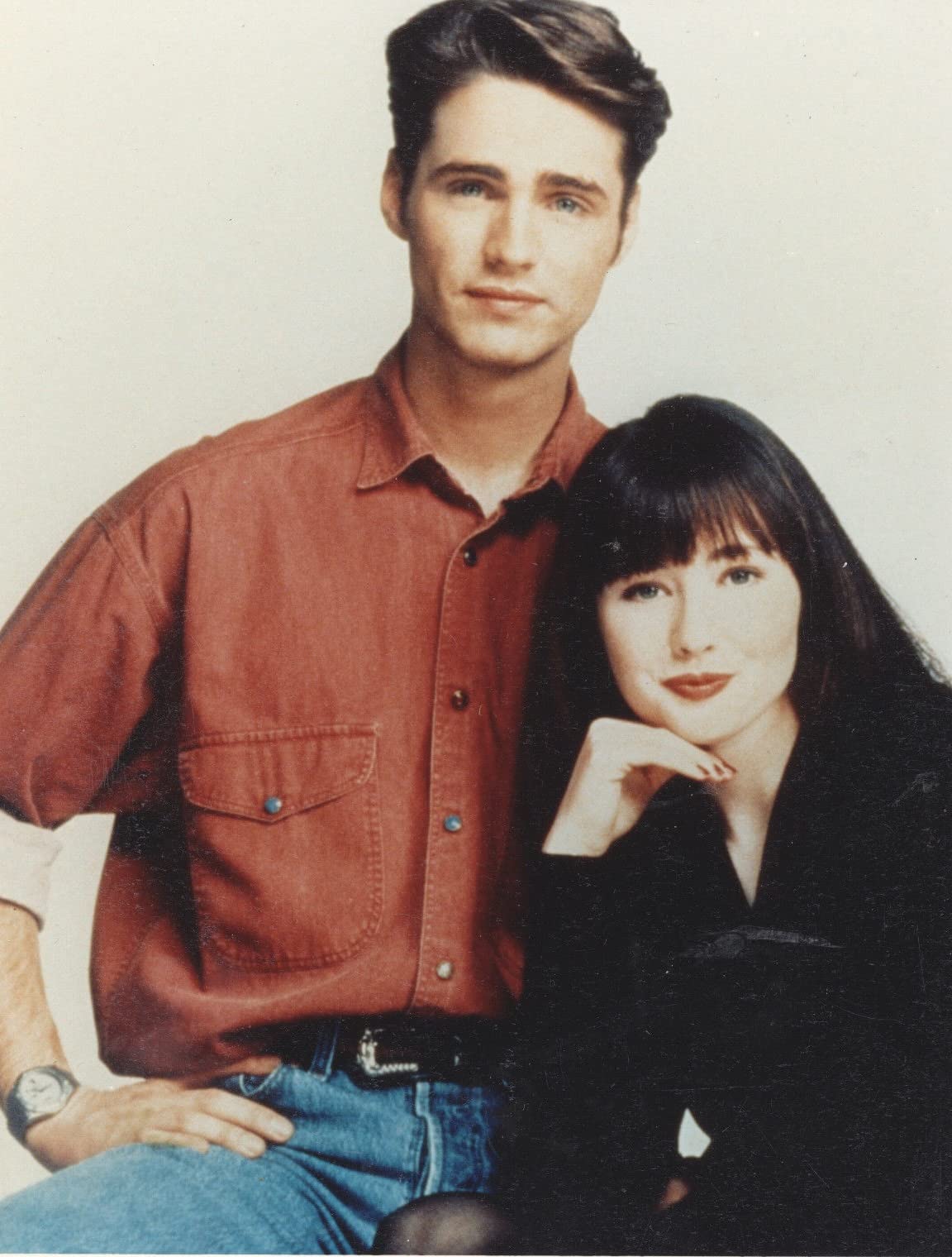 Jason Priestley and Shannen Doherty in Beverly Hills, 90210 (1990)