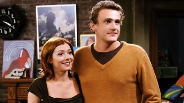 Alyson Hannigan and Jason Segel in How I Met Your Mother (2005)