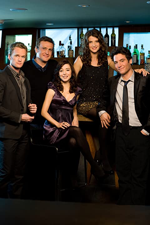 Neil Patrick Harris, Alyson Hannigan, Jason Segel, Josh Radnor, and Cobie Smulders in How I Met Your Mother (2005)