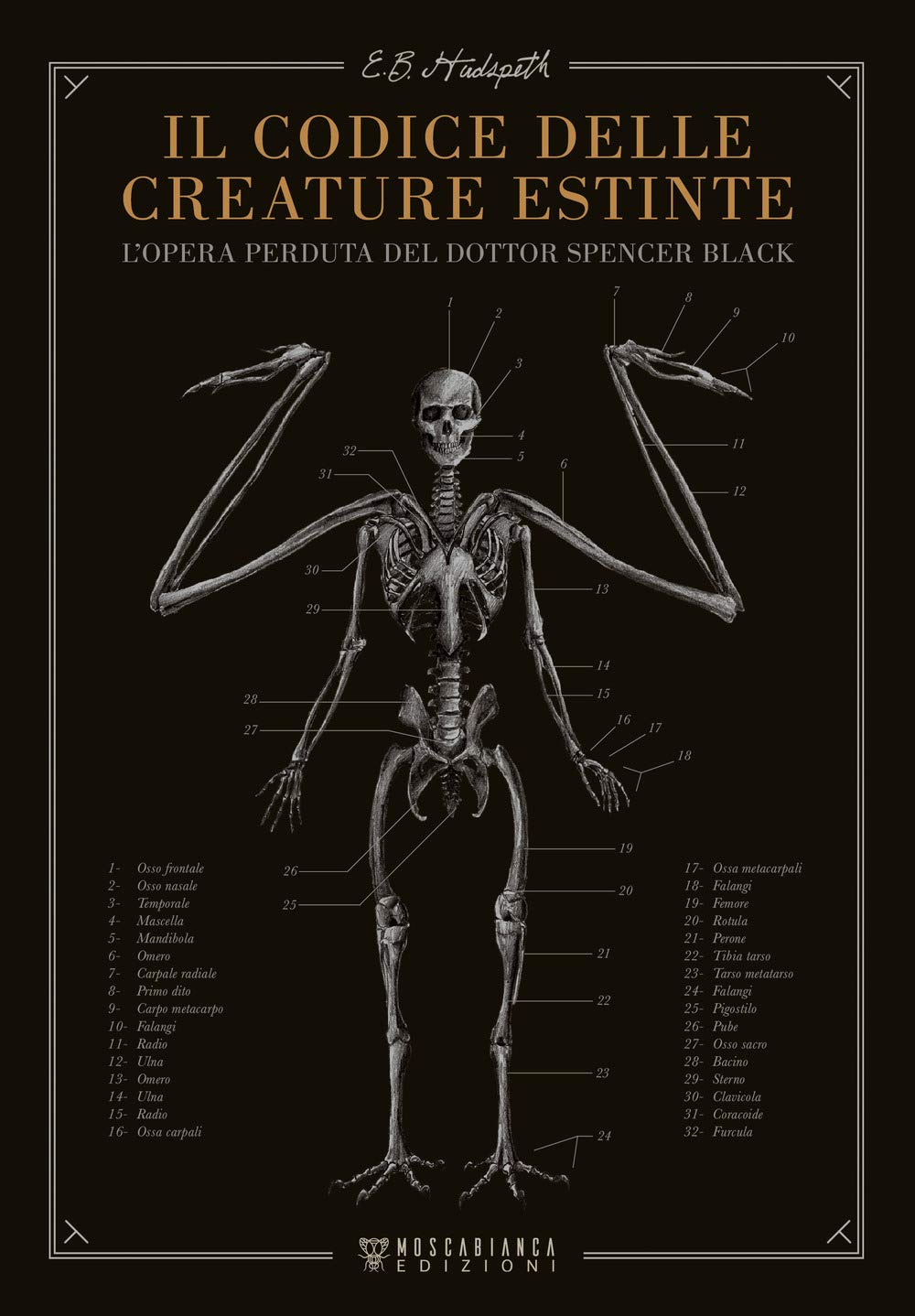 Il codice delle creature estinte. L'opera perduta del dottor Spencer Black di E.B. Hudspeth