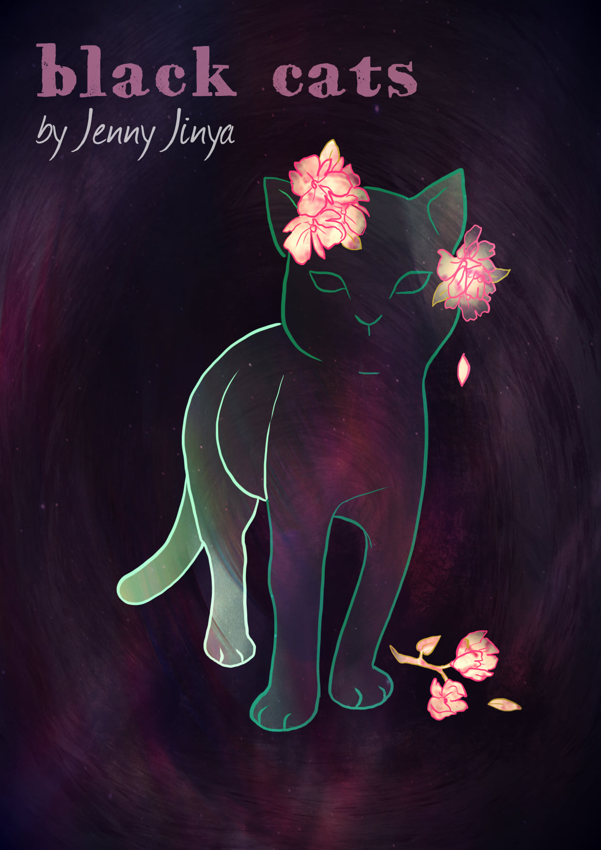 Black Cats from Loving Reaper by Jenny Jinya