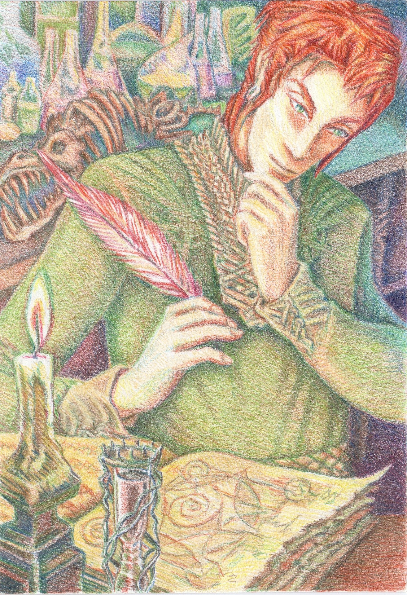 mago alchimista su libro