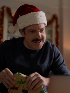 Jason Sudeikis as Ted in Ted Lasso Carol of the bells