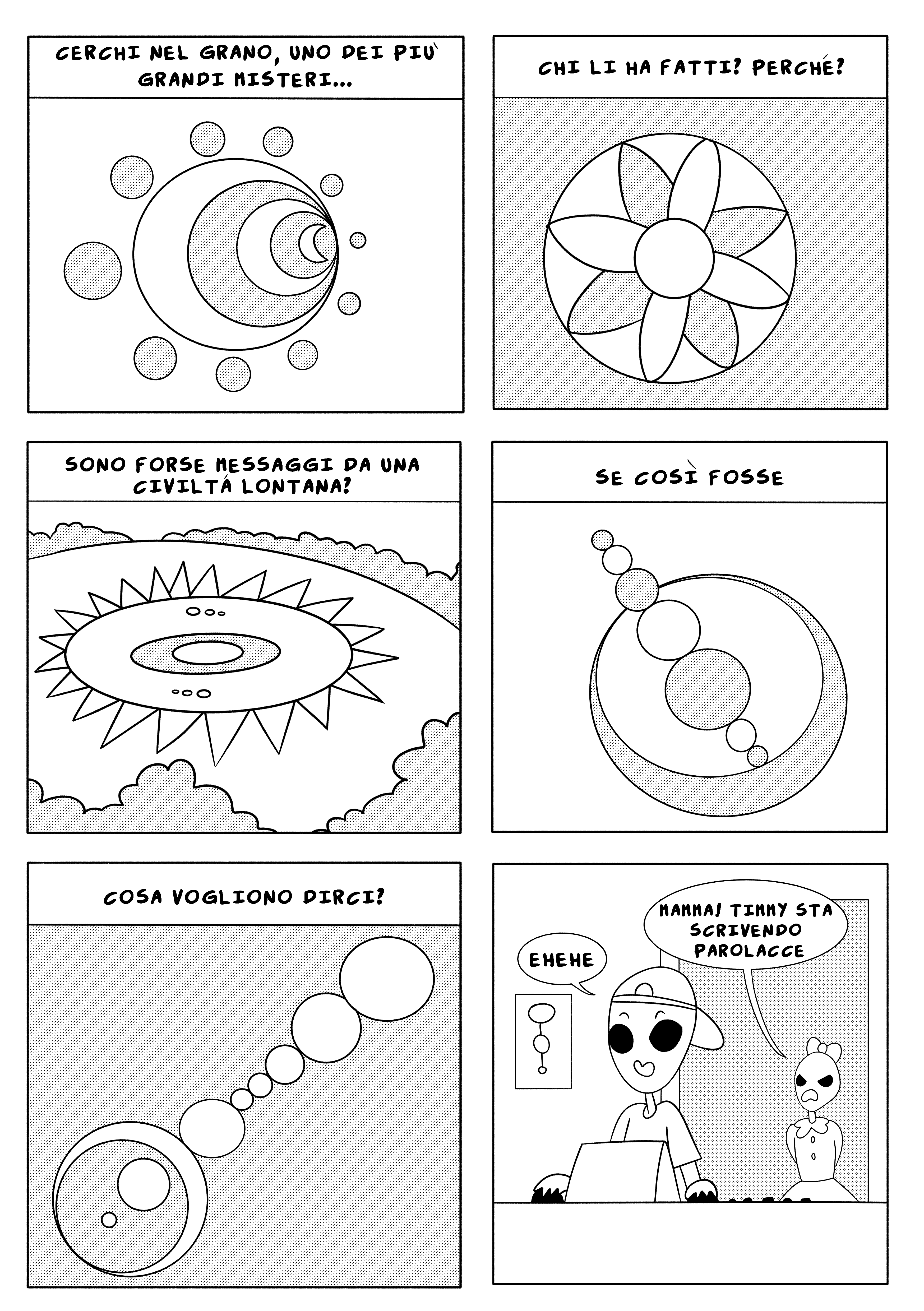 cerchi nel grano fumetto