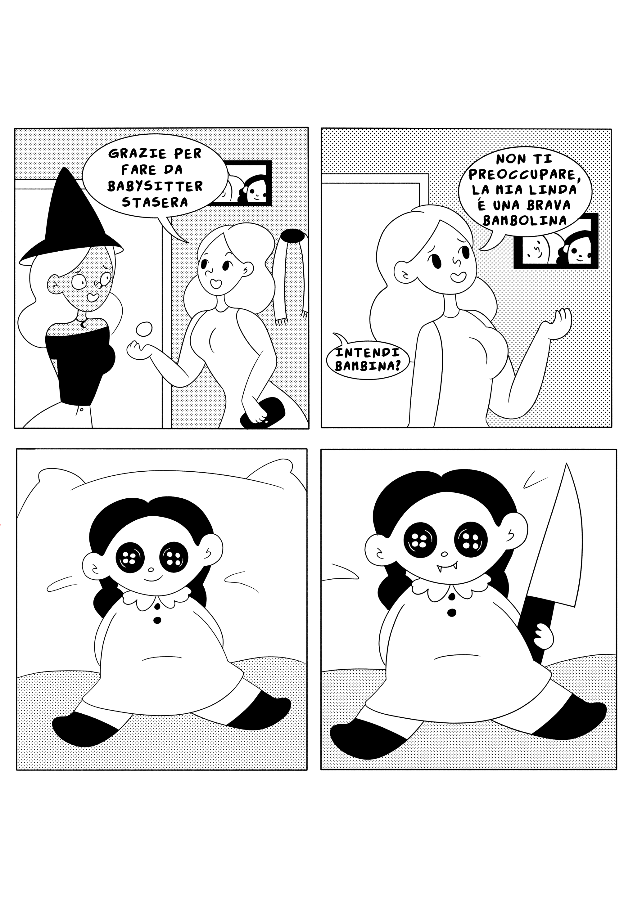 fumetto baby sitter