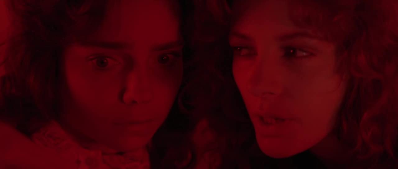 Stefania Casini and Jessica Harper in Suspiria (1977)