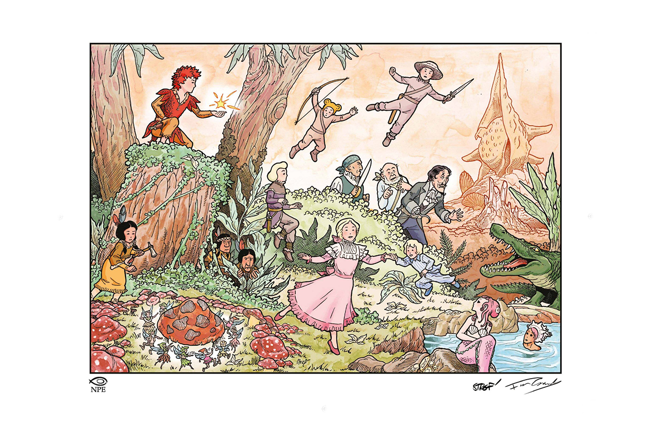 Peter Pan in una nuova edizione a fumetti realizzata da Stref