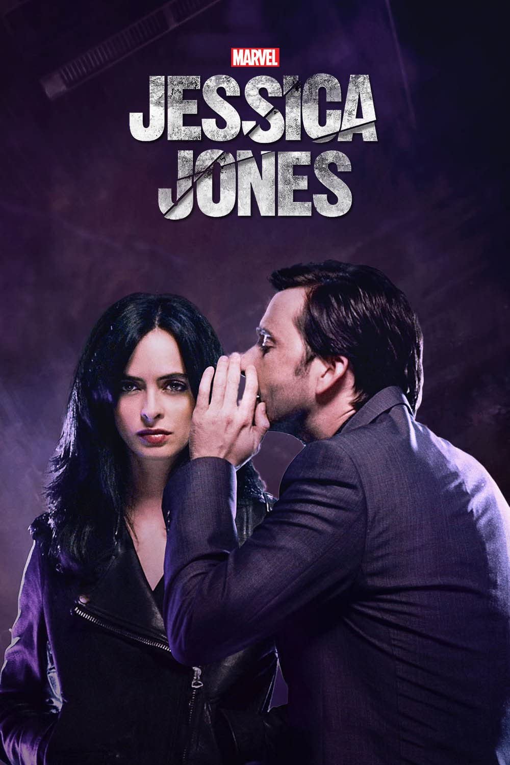 David Tennant and Krysten Ritter in Jessica Jones (2015)