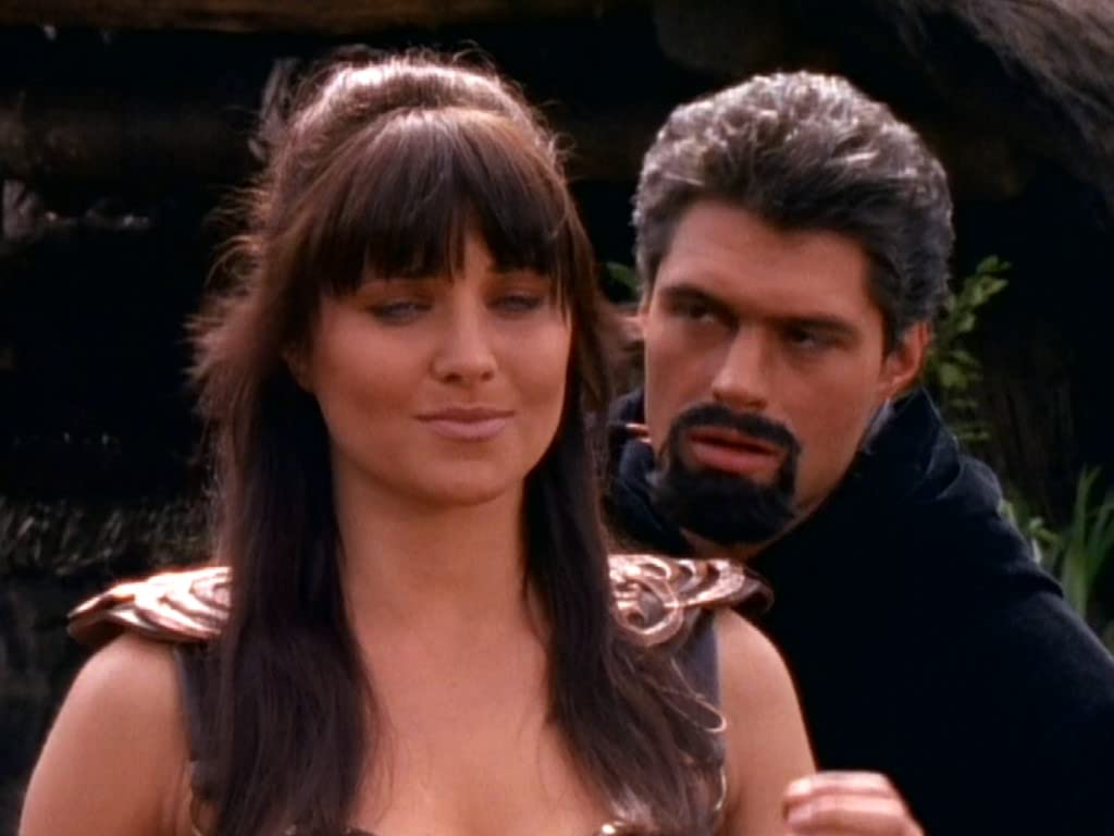 Lucy Lawless and Kevin Smith in Xena: Principessa guerriera (1995)