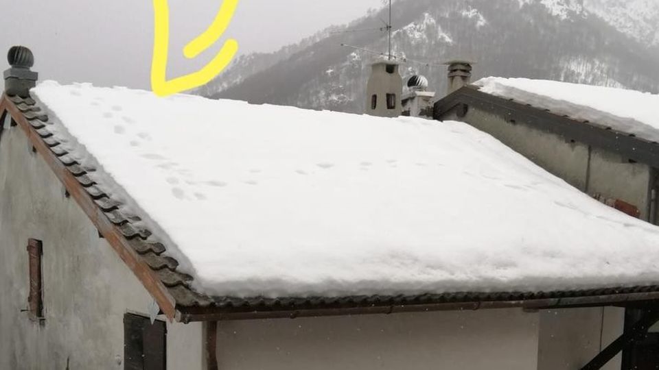 strane impronte sul ghiaccio 