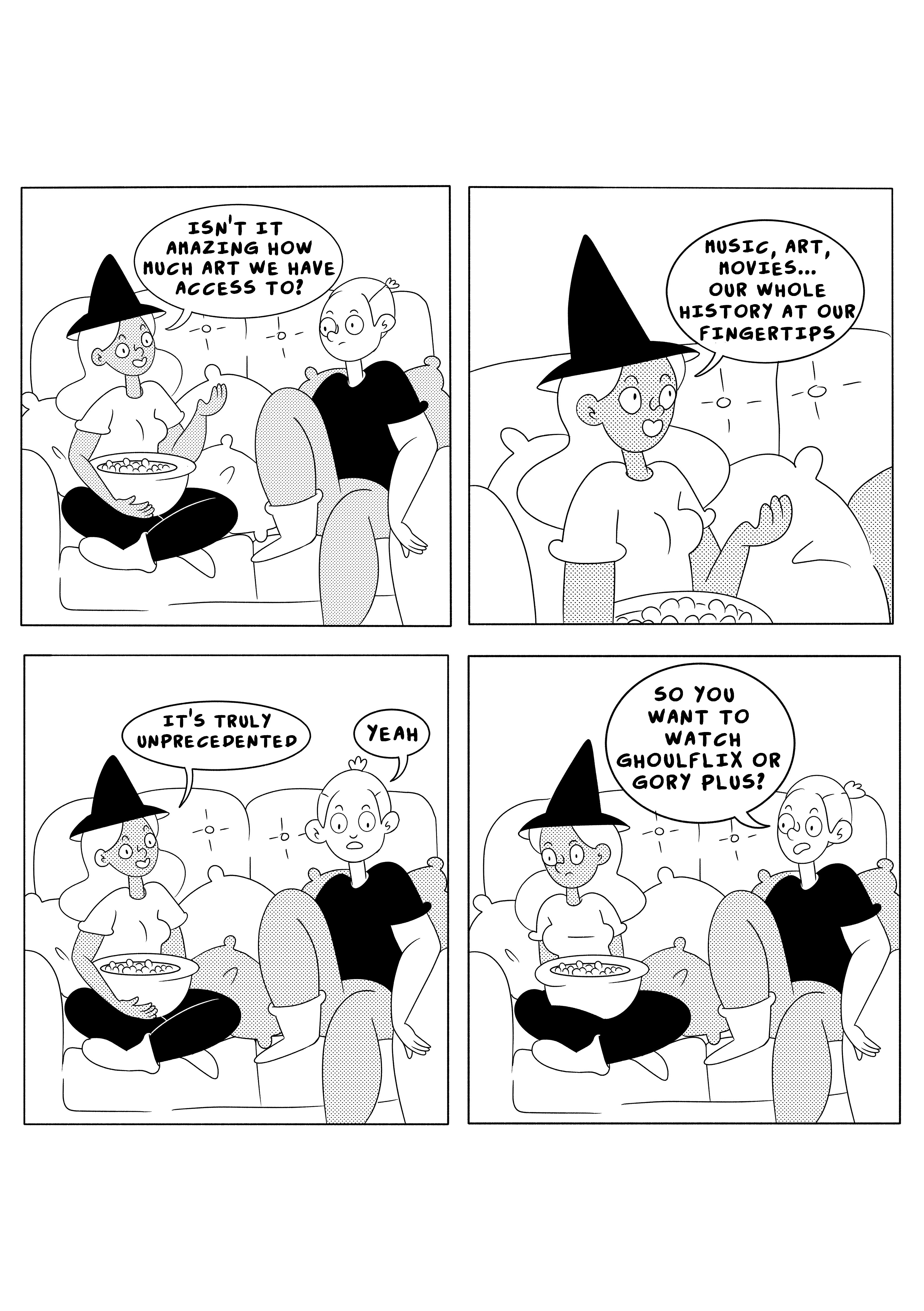 ghoulflix comic strip