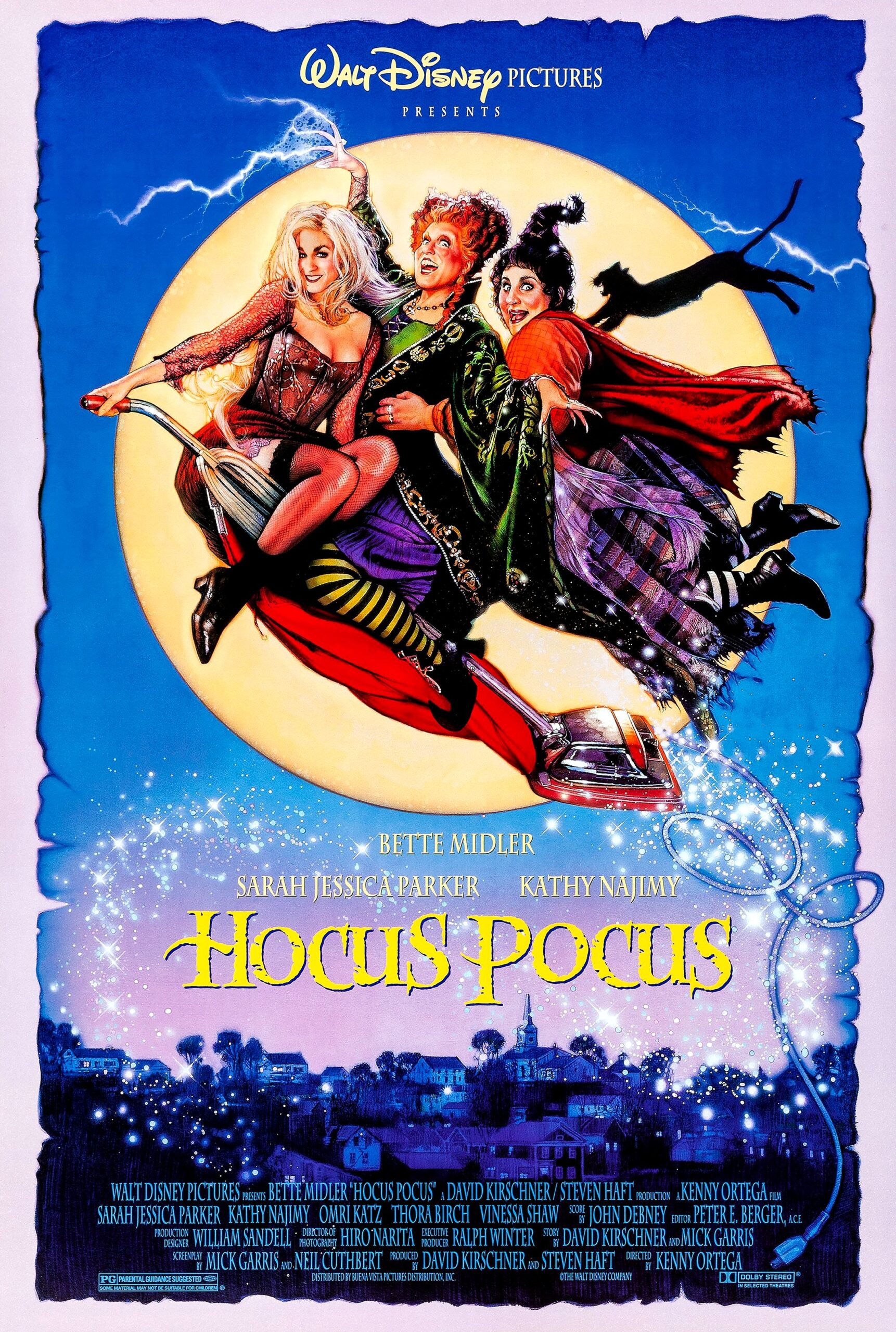 Bette Midler, Sarah Jessica Parker, and Kathy Najimy in Hocus Pocus (1993)