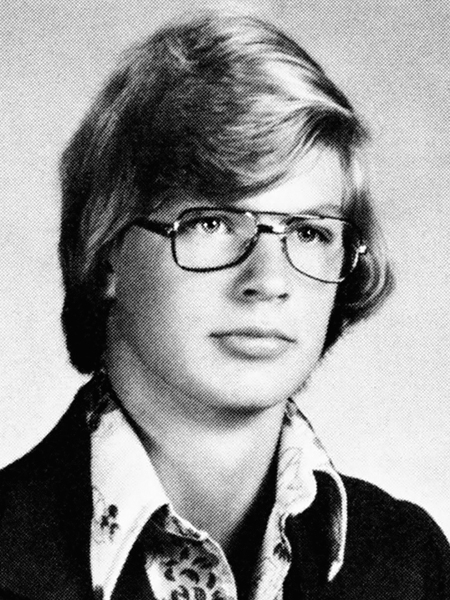 Photo of Jeffrey Javier g. as a senior in high school.