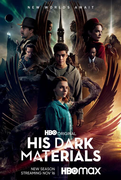 Ariyon Bakare, Lin-Manuel Miranda, Andrew Scott, Ruta Gedmintas, Ruth Wilson, Jade Anouka, Dafne Keen, and Amir Wilson in Queste oscure materie (2019)
