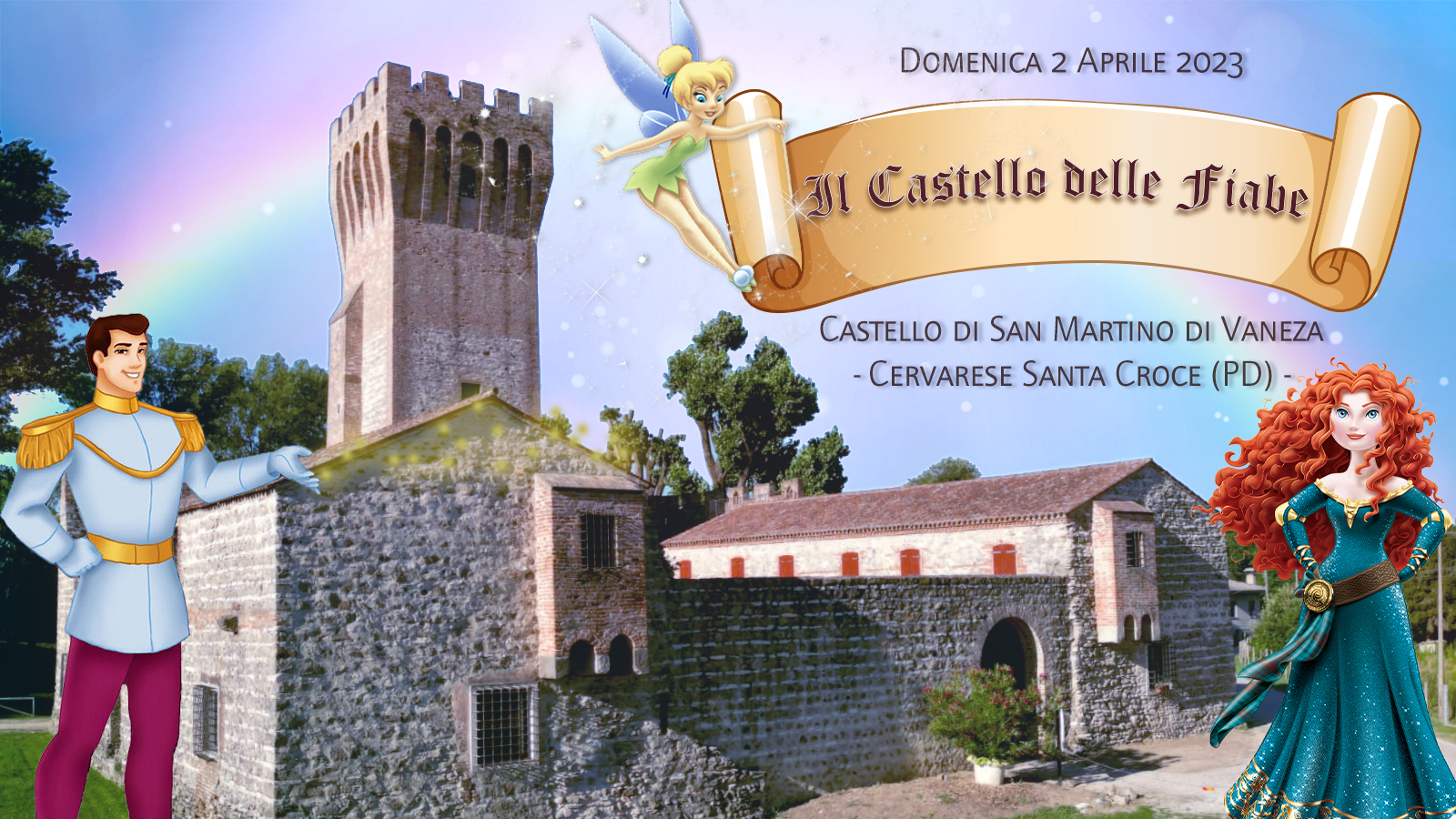 Il Castello delle Fiabe – Il 2 aprile la magia arriva a Cervarese Santa Croce