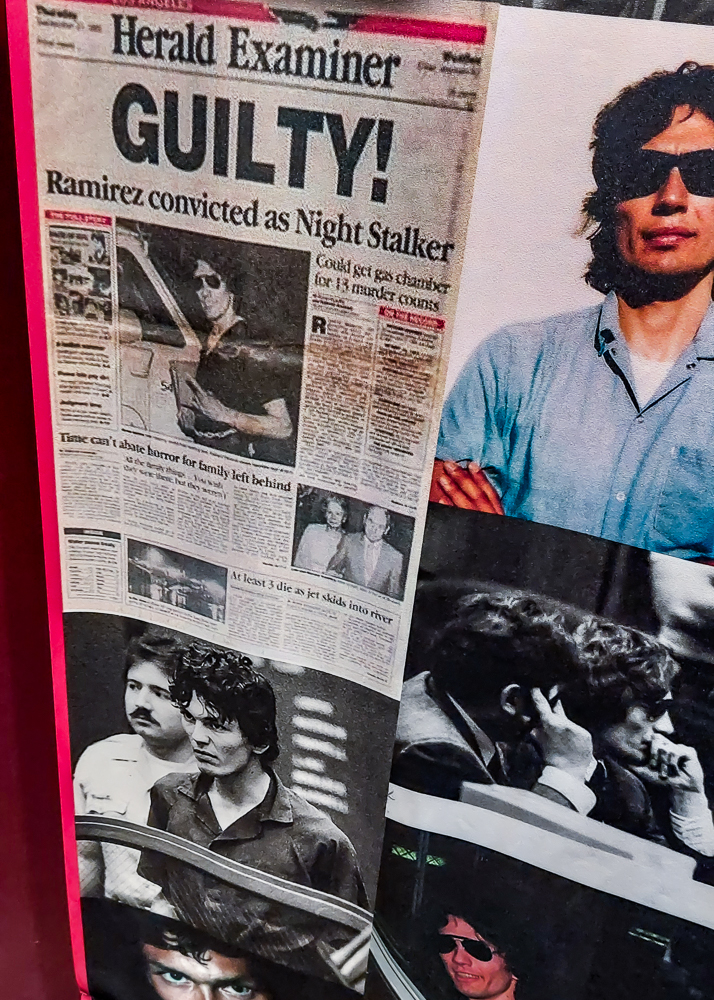 Esposizione Richard Ramirez presso “Serial Killer Exhibition” Milano 2023