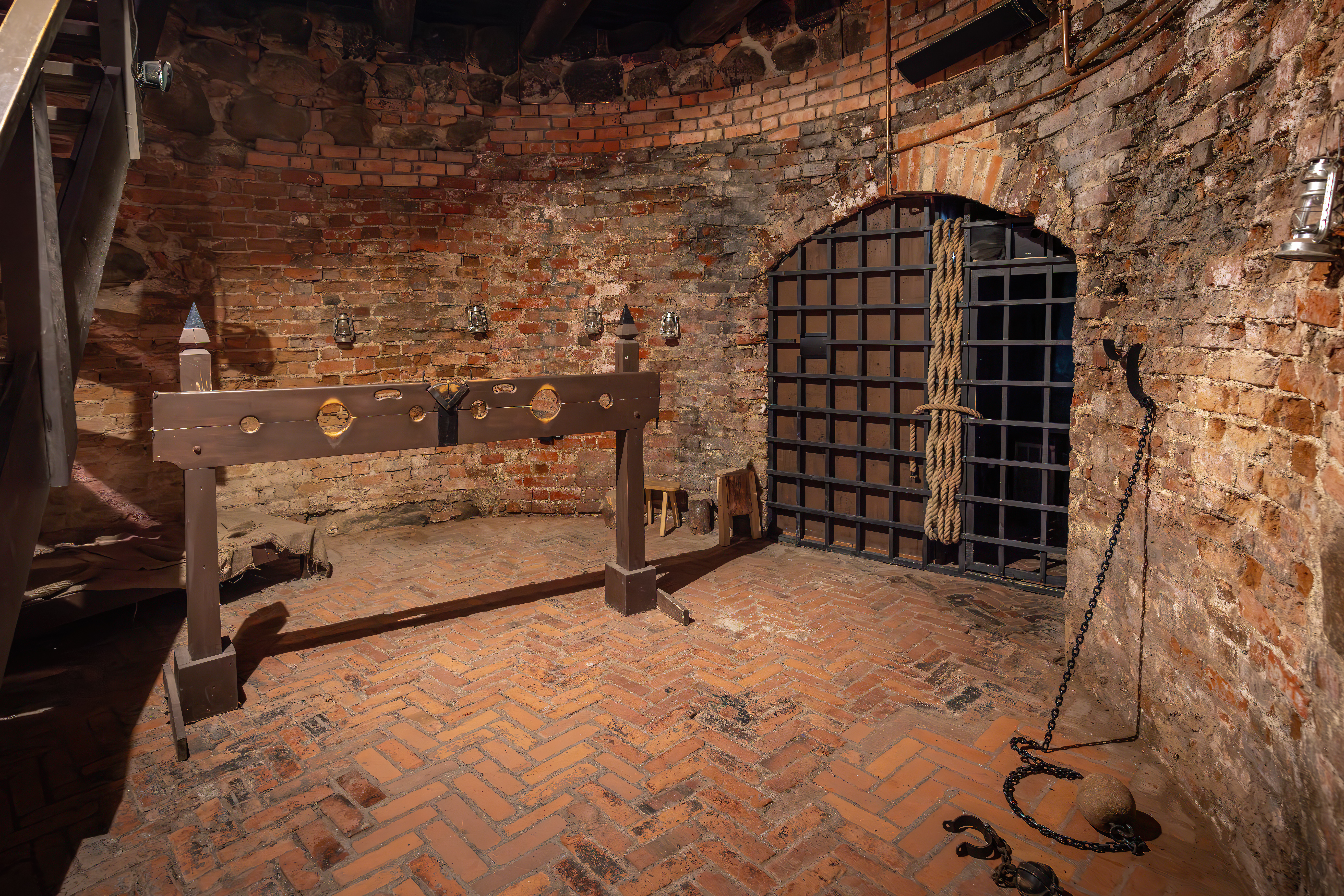 Prison at Kaunas Castle Interior - Kaunas, Lithuania