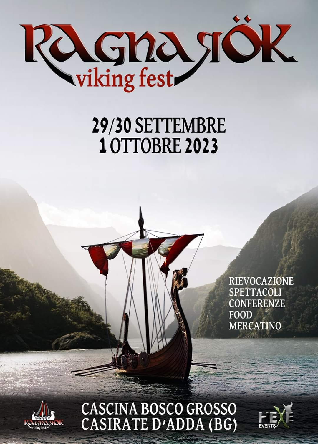 ragnarok viking festival poster