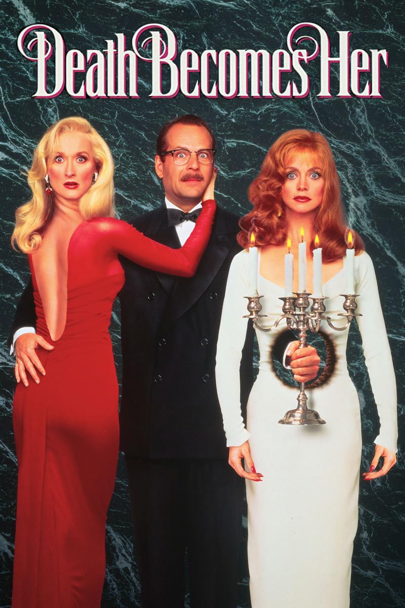 Bruce Willis, Goldie Hawn, and Meryl Streep in La morte ti fa bella (1992)