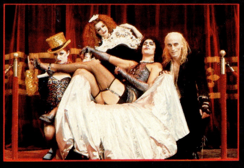 Tim Curry, Nell Campbell, Richard O'Brien, and Patricia Quinn in The Rocky Horror Picture Show (1975)