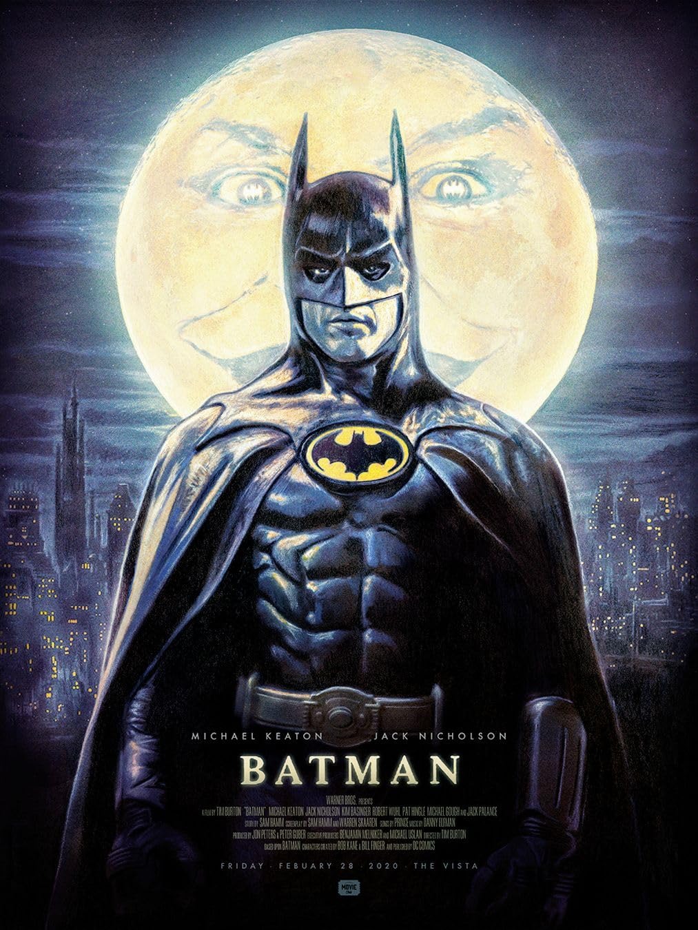 Jack Nicholson and Michael Keaton in Batman (1989)